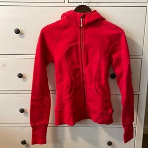 Lululemon Red Scuba Hoodie